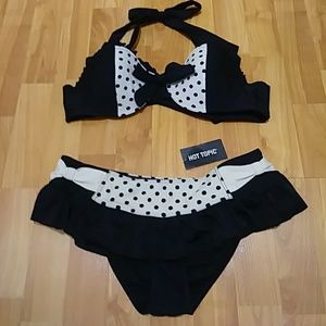 Hot Topic Polka Dot Swimsuit